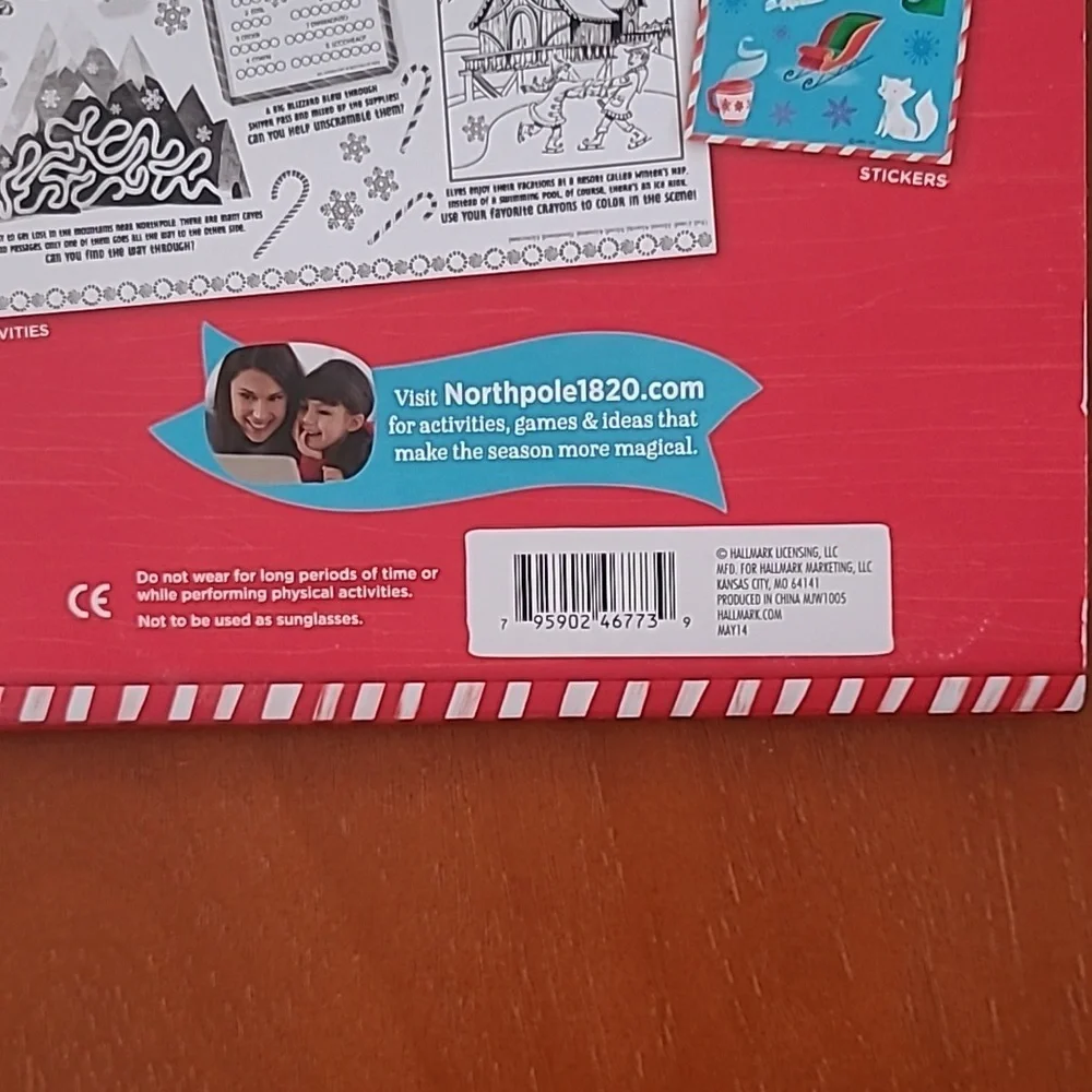 Hallmark Polar Explorer Map with Goggles -